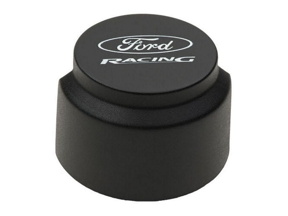 Ford Racing Push In Air Breather Cap With Filter With Hood Black