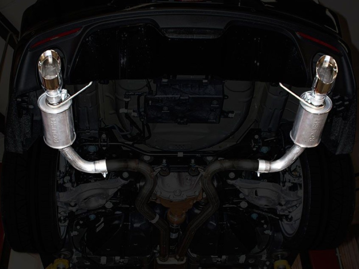 Roush Performance Axle Back Exhaust Kit For 5.0L V8 Engine With 4 Inch