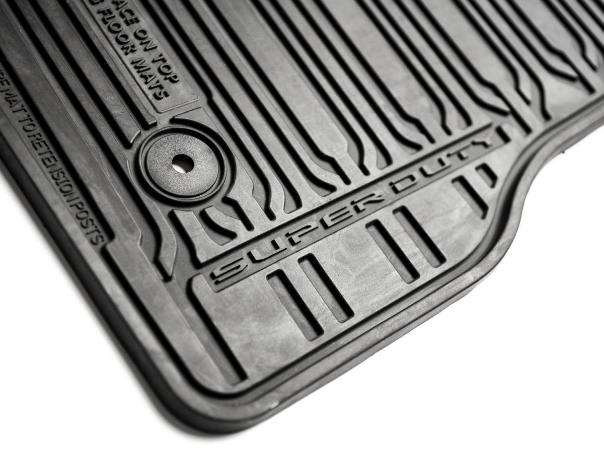 Genuine Ford AllWeather Floor Mats Three Piece Kit For Super Cab And