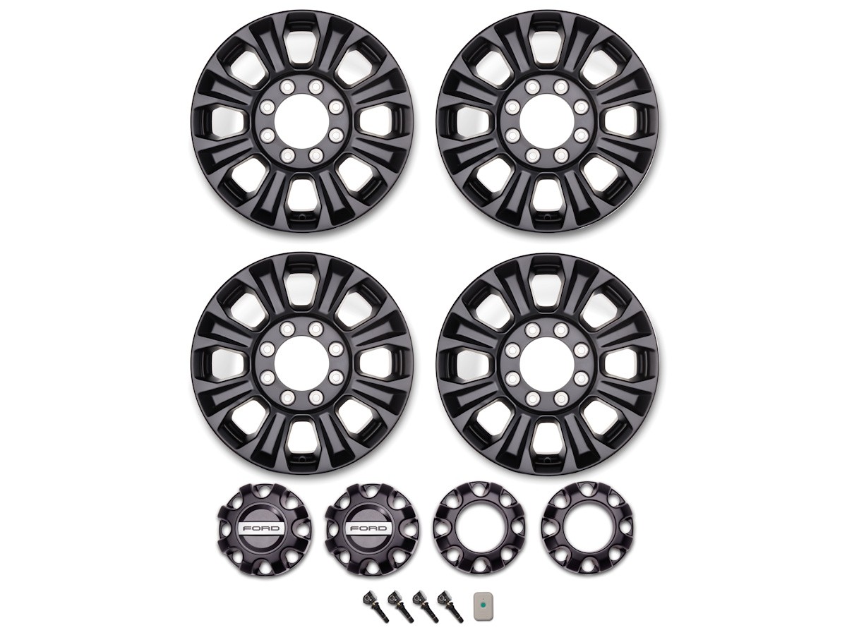 Ford Performance 20 Inch x 8 Inch High Gloss Black Caliber 8