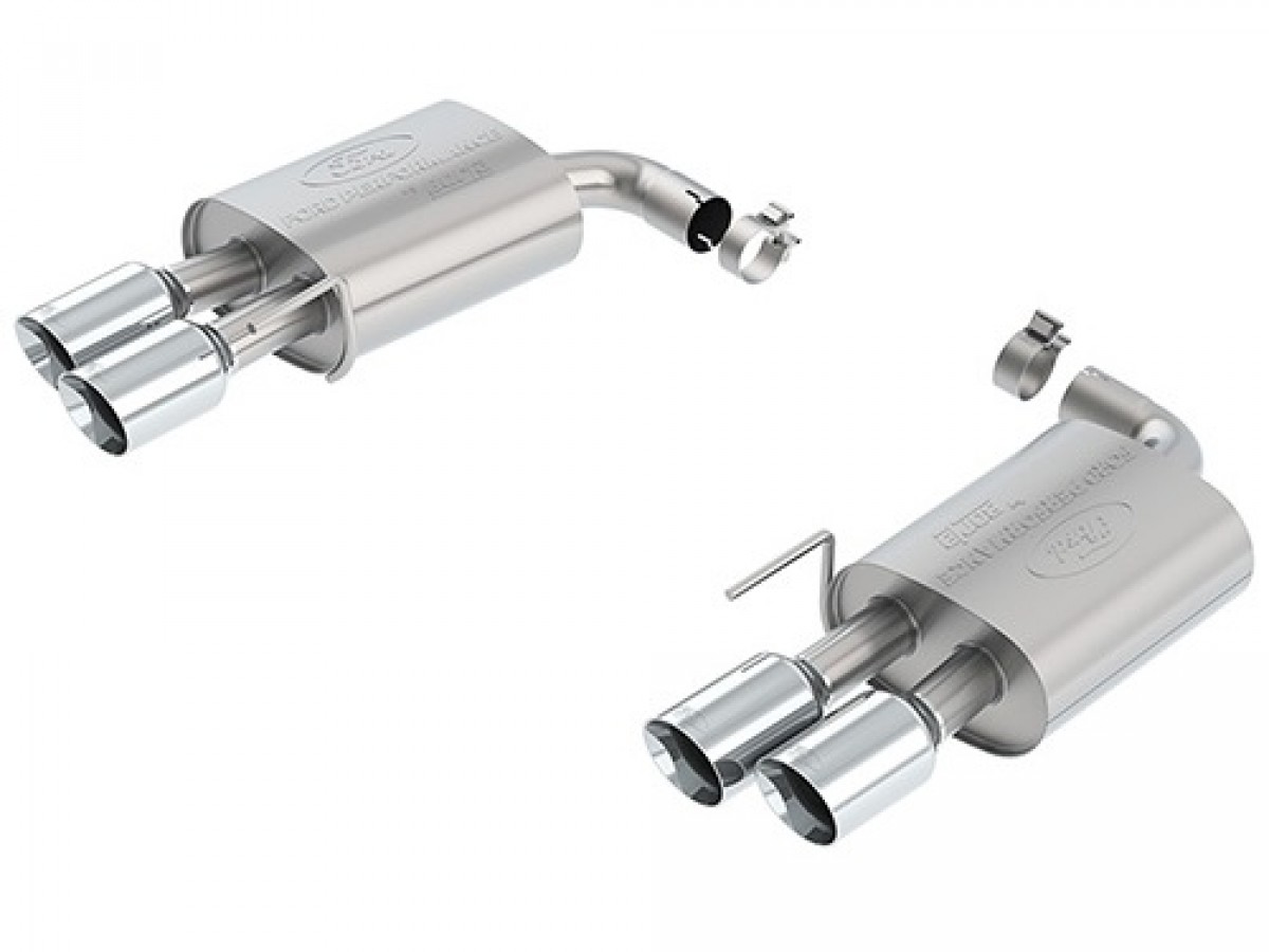 Ford Performance Muffler Kit 5.0L GT Touring Chrome Tips M5230