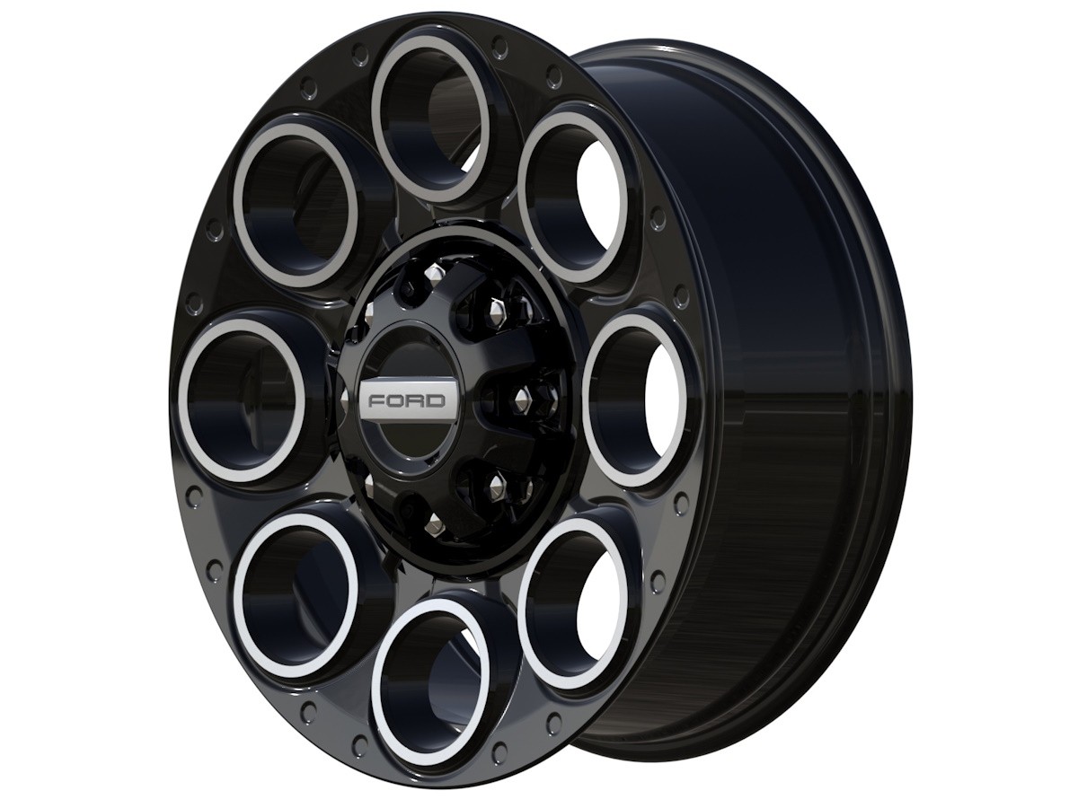 Ford Performance 20 Inch x 8 Inch High Gloss Black Premium 8