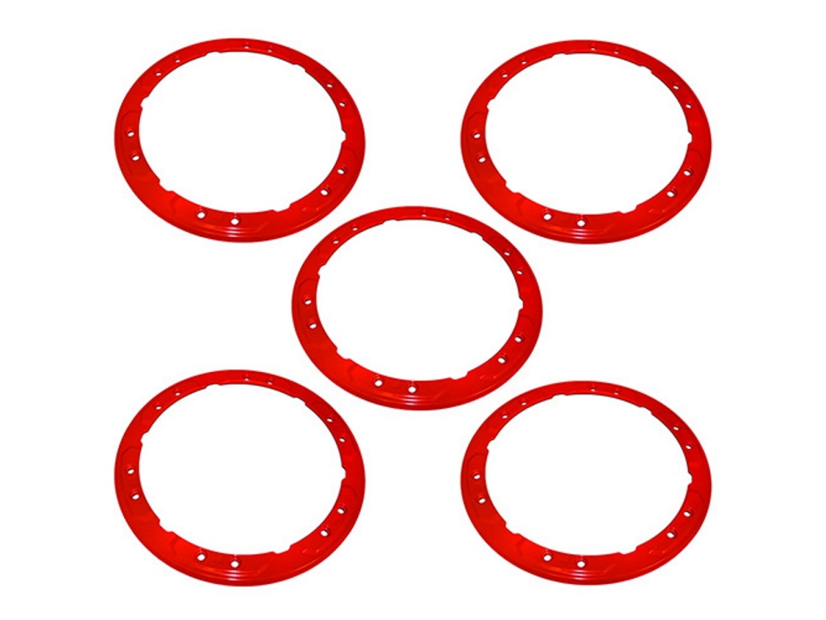 Ford Performance Red Bead Lock Trim Ring Kit Of Five M1021KBLR