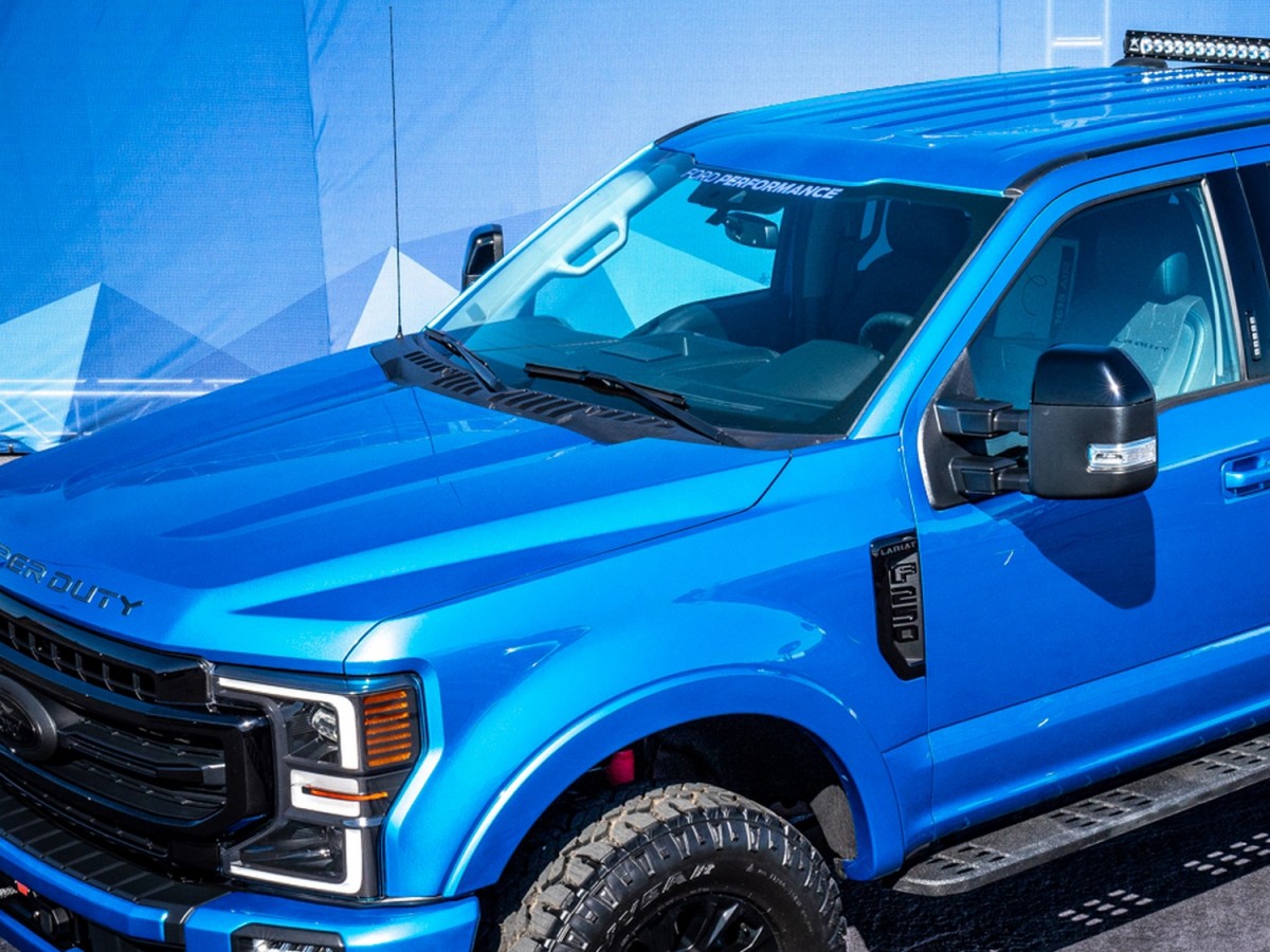 Ford Performance Windshield Banner For FSeries Silver M1820WS