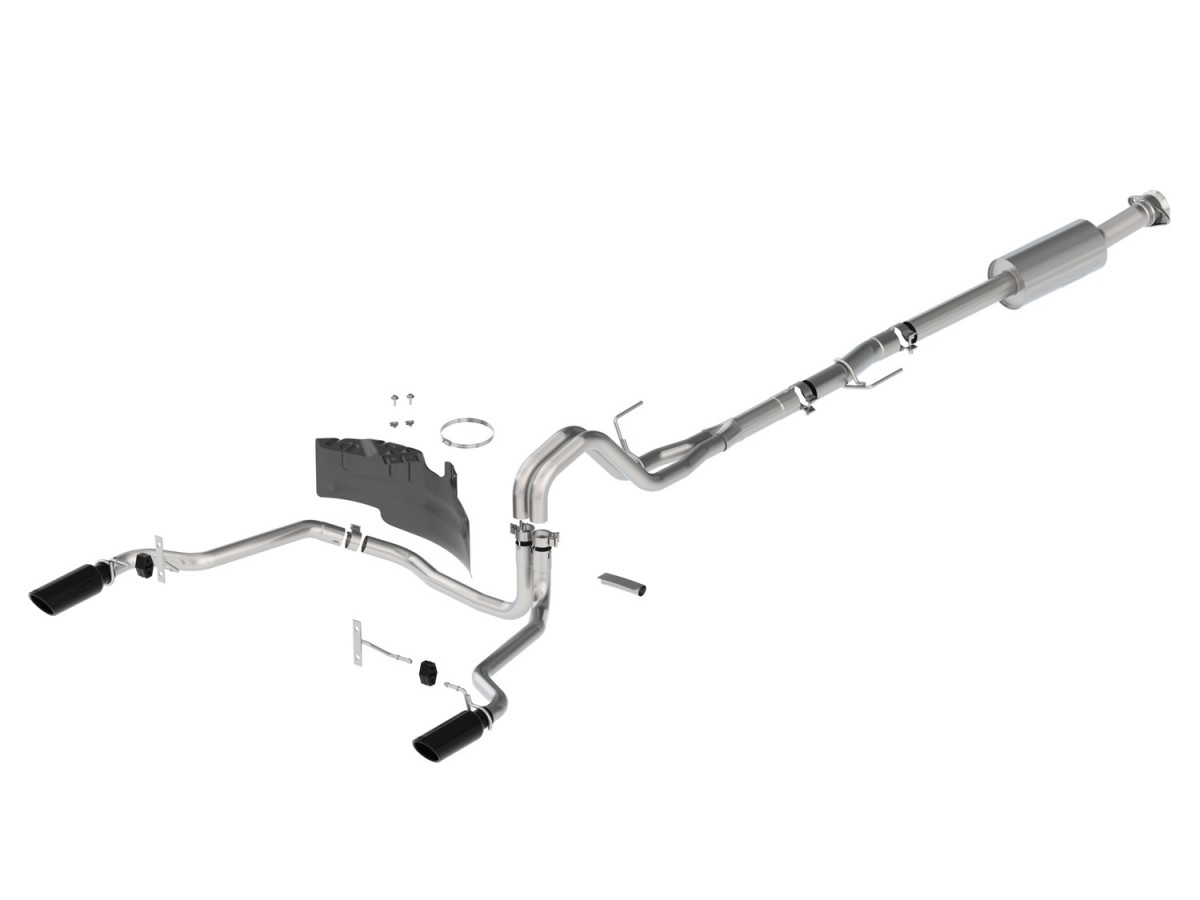 Ford Performance Extreme Exhaust System Rear Exit With Black Exhaust