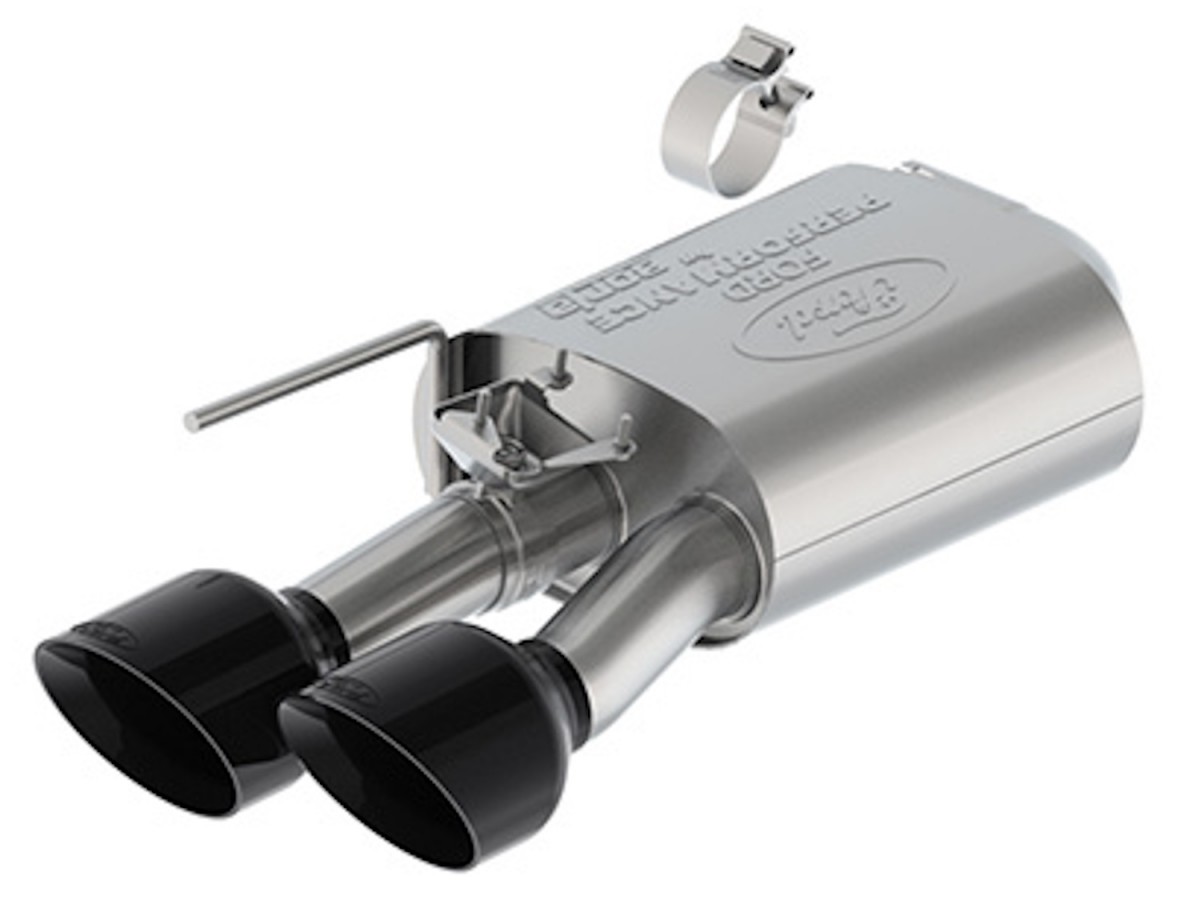 Ford Performance Borla 5.0L Sport Active Exhaust System With Dark Horse Valance And Black Chrome