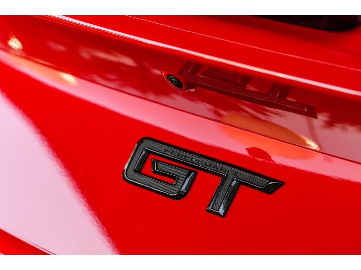 Genuine Ford Black GT Emblem With Performance Script PR3Z6342528G