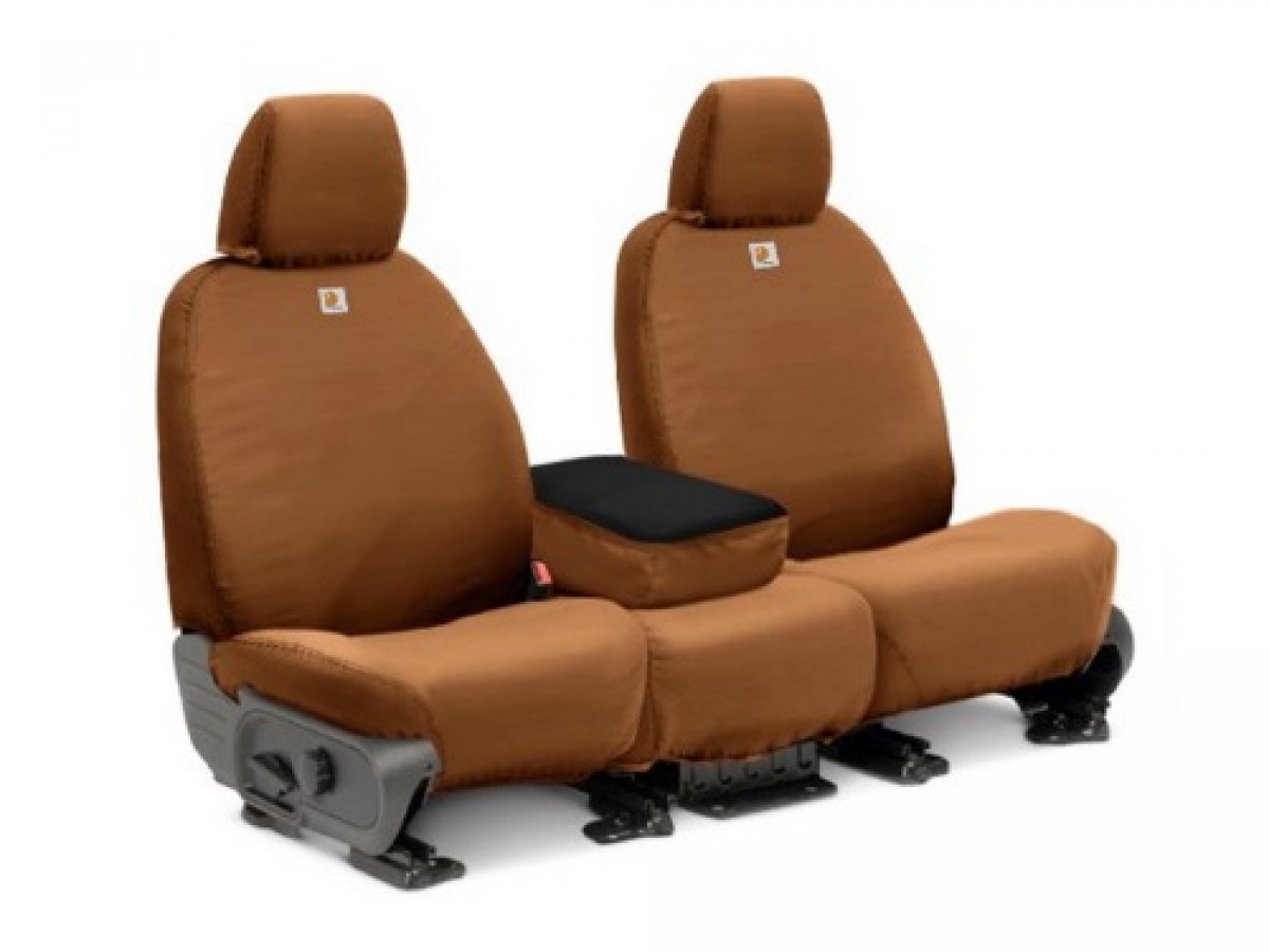 Genuine Ford Seat Savers by Covercraft Front Carhartt Brown VEA8Z