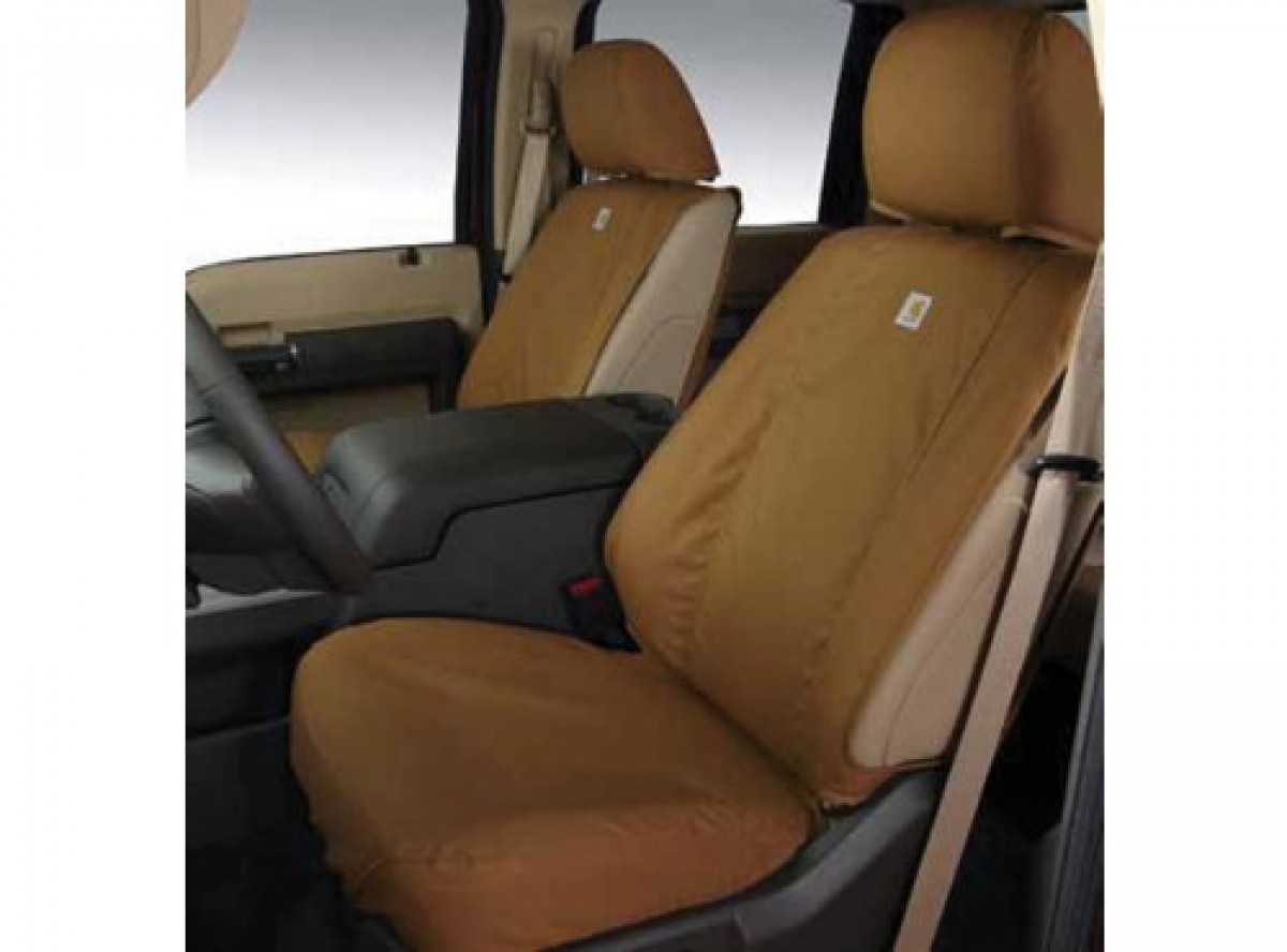 Genuine Ford Carhartt Seat Covers by Covercraft Brown, Crew Cab 60/40