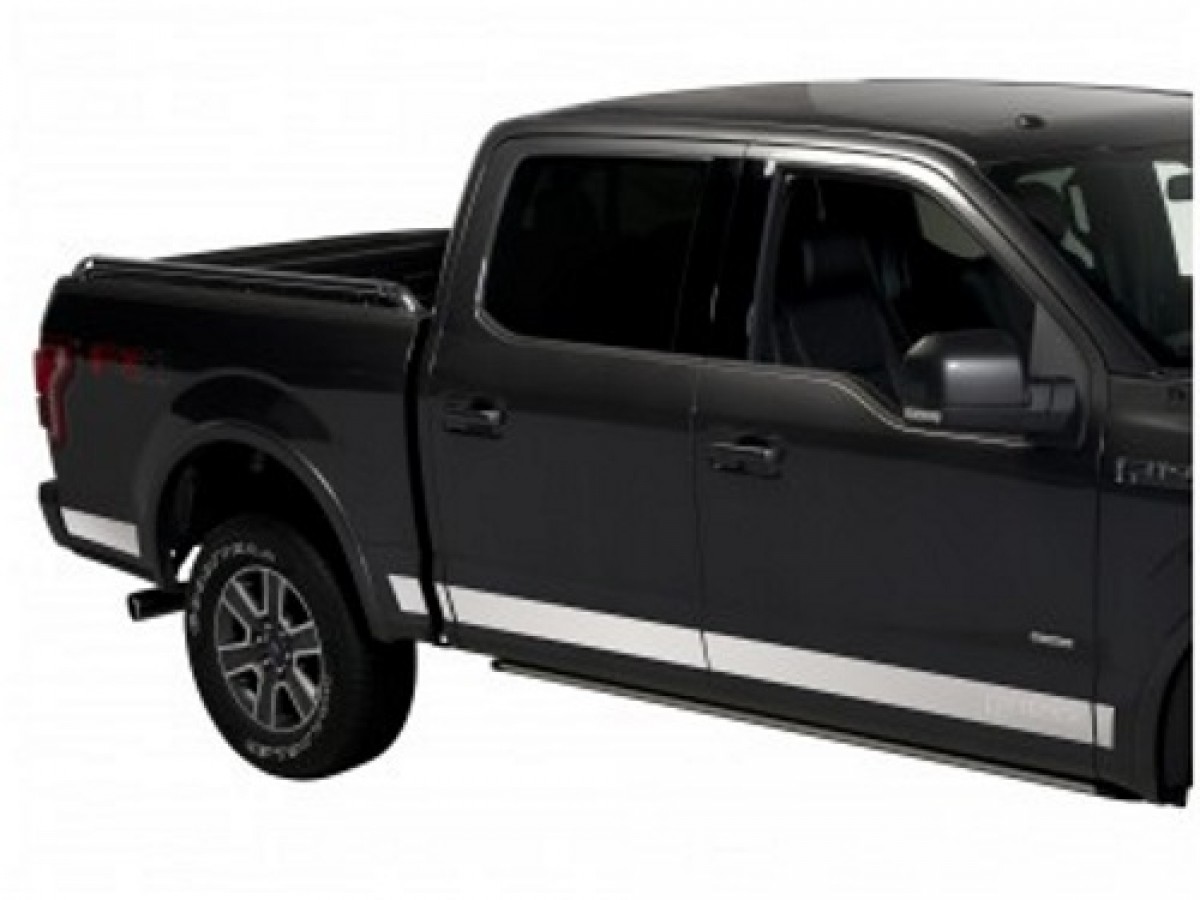 Genuine Ford Bodyside Molding Trim Kit CrewCab 5.5' Bed Stainless