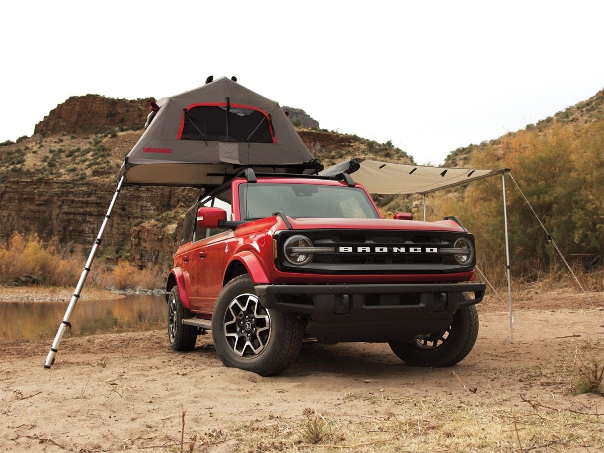 Ford Rack Mounted Tent For Roof Top Or Bed Rack HD Heavy