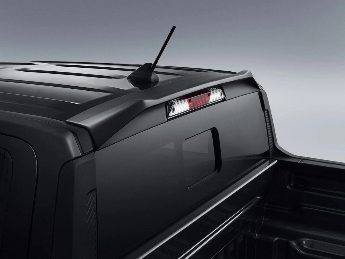 Genuine Ford Satin Black Rear Cab Roof Spoiler VNZ6Z 9944210 A genuine-ford-satin-black-rear-cab-roof-spoiler-vnz6z-9944210-a