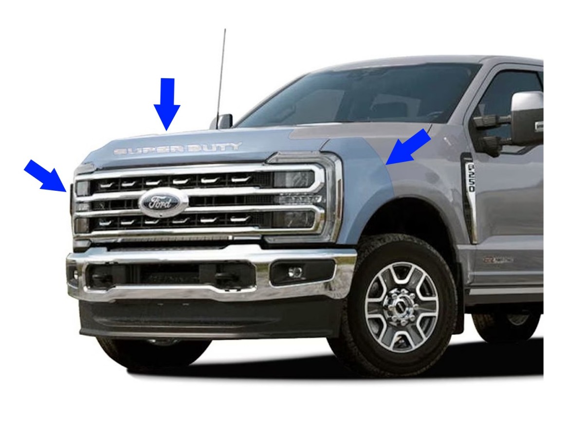 Genuine Ford Paint Protection Film 3 Piece Package For Hood & Fenders