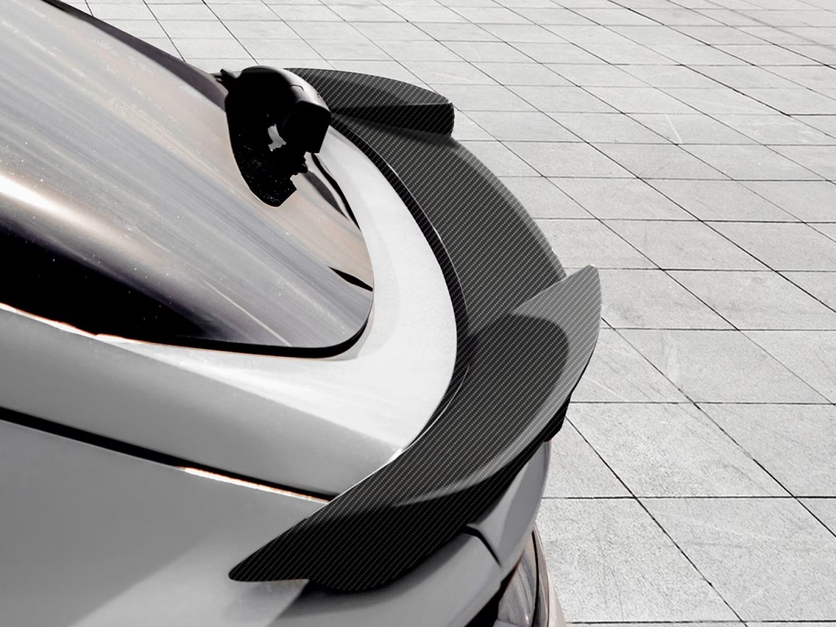 Ford Gloss Carbon Fiber Rear Deck Lid Spoiler By AirDesign