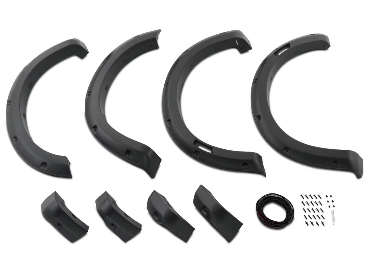 Genuine Ford Bushwacker Fender Flares Kit Of Four Matte Black With